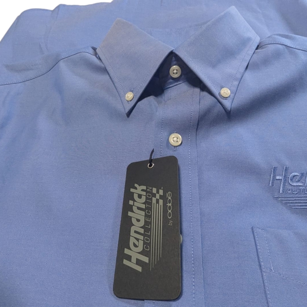Hendrick Collection Men's Long Sleeve No Iron Modern Fit Button Up Shirt - Picture 8 of 9